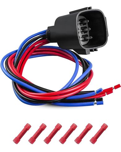 6 Pin Tail Light Connector Harness Fit for Jeep Wrangler 2007-2017, Rear Tail Lamps Pigtails Plug Replace 55077890AC 55077890AD 55077890AE in Saudi Arabia