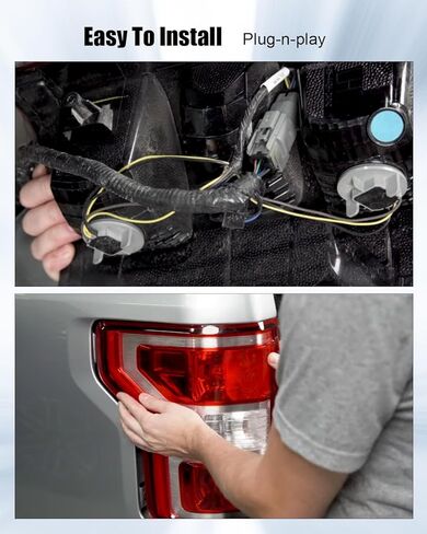 6 Pin Tail Light Connector Harness Fit for Jeep Wrangler 2007-2017, Rear Tail Lamps Pigtails Plug Replace 55077890AC 55077890AD 55077890AE in Saudi Arabia