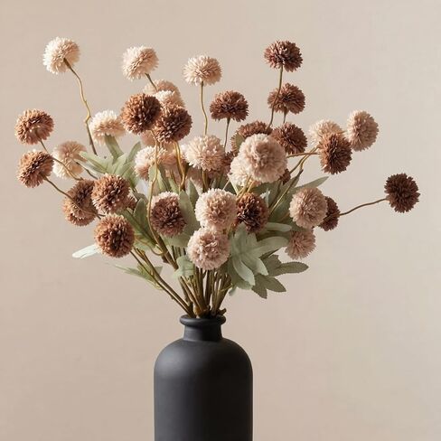 20 قطعة من زهور عيد الفصح الاصطناعية من Giegxin، 100 رأس من Pompom Moms من الزهور، فروع الأقحوان، سيقان لفصل الربيع، حشو مزهرية منزلية، ترتيب الزهور، قطعة مركزية للطاولة in Saudi Arabia