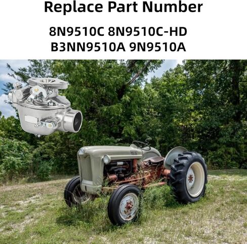 8N9510C-HD Marvel Schebler Carburetor Tune Up Kit Compatible with Ford Tractor 9N 8N 2N 1939-1952 TSX241A TSX241B TSX241C TSX33 Parts Carb Replaces 8N9510C 9N9510A B3NN9510A in Kuwait