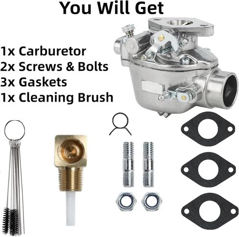 8N9510C-HD Marvel Schebler Carburetor Tune Up Kit Compatible with Ford Tractor 9N 8N 2N 1939-1952 TSX241A TSX241B TSX241C TSX33 Parts Carb Replaces 8N9510C 9N9510A B3NN9510A in Kuwait