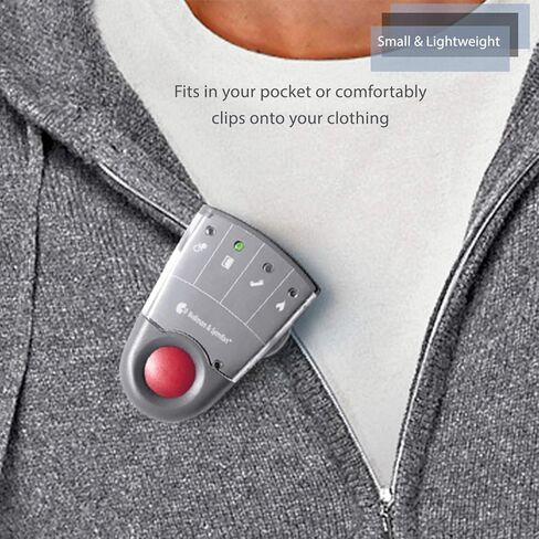 تنبيه إشعار بالضغط على زر Bellman & Symfon - جهاز استقبال النداء مع الاهتزاز - نظام تنبيه الصم بالمنزل الذكي جهاز إنذار لضعاف السمع - جرس باب لاسلكي للسلامة المنزلية / زر مقدم الرعاية المحمول in Kuwait