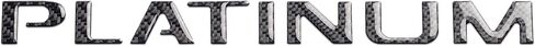 Tailgate Letter Inserts - Compatible with 2015-2017 F-150 in Saudi Arabia