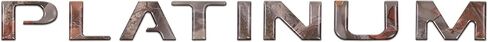 Tailgate Letter Inserts - Compatible with 2015-2017 F-150 in Saudi Arabia