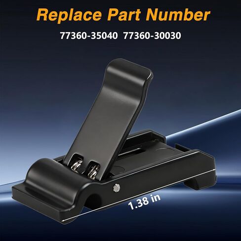 Upgraded Fuel Door Spring Clip, Gas Tank Door Cover Spring Compatible with Toyota 4Runner Avalon Camry Lexus LS430 LS460 GS300 GS430 GS460 Replace#: 77360-35040 77360-30030 in Saudi Arabia