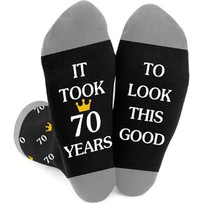 70th Birthday Gifts for Men,Dad Mens Best Friend Brother Boyfriend Grandpa Husband Father Happy 70th Birthday Gifts for Him Male Friendship from Daughter Son Wife Girlfriend,Funny Novelty Socks in Kuwait