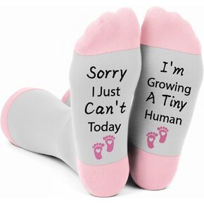 Novelty Socks for New Mom New Dad Maternity Gift for Pregnant Women Pregnancy Socks Gift for First Time Mom Dad in Saudi Arabia