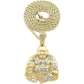 Fashion 21 Religion Buddha Pendant 24" Various Chain Necklace in Gold, Silver Tone in Kuwait