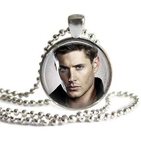 Supernatural Dean Winchester 1 Inch Silver Plated Pendant Necklace in Saudi Arabia