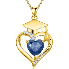 Midari 18K Yellow Gold Graduation Gifts for Her Graduation Pendant Class of 2026 Necklace Birthstone Graduation Necklaces High School College Graduation Jewelry for Her 2025 in Kuwait