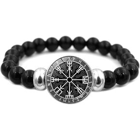 Viking Compass Bracelet for Men Norse Viking Protect Bracelet Norse Jewelry for Women in Kuwait