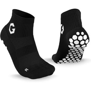 جوارب SENDA Gravity Pro Grip بتقنية مضادة للانزلاق، كرة القدم، الجري، كرة السلة، للجنسين، زوج واحد، طول الكاحل in Kuwait