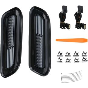 LED Hood Side Maker Light Compatible with 2019-2024 Dodge RAM 1500 Vent Scoop Light (No Rebel TRX RHO) Hood Vent Lamp Replacement for 2019-2024 Dodge RAM 1500 Accessories in Kuwait