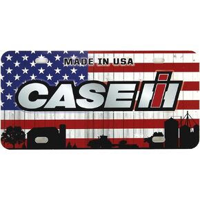 Case IH Made in USA Patriotic License Plate OBT140 in Kuwait