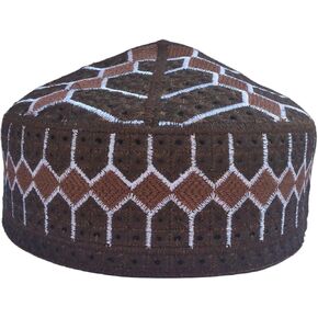 قبعة صلاة للرجال الكوفيين المسلمين للجنسين قبعات رمضان قبعة نماز مصنوعة يدويًا in Kuwait