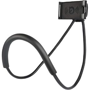 Lazy Cell Phone Holder, Universal Cell Phone Holder for Smart Mobile Phone,Hanging on Neck Cell Phone Mount Holder,Black in Kuwait