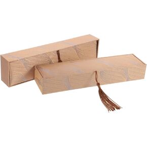 2PCS Chinese Style Necklace and Bracelet Jewelry Boxes with Tassel Vintage Ethnic Trinket Storage Case for Rings Pendants Compact Travel-friendly Organizer with Elegant Plume in Kuwait