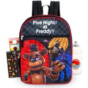 حقيبة ظهر Five Nights at Freddy's للأولاد - حزمة مع حقيبة مدرسية FNAF للأطفال بالإضافة إلى ملصقات، وزجاجة مياه، ومجموعة حقيبة ظهر أخرى للأطفال والمراهقين in Kuwait