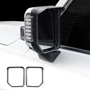 Rearview Mirror Rain Guard for Lexus GX550 550h 2024 2025 2026 SideMirror Rain Visor Shield Cover Trim- Anti-Rain Eyebrow Protector External Modification Accessories (Carbon Fiber) in Kuwait