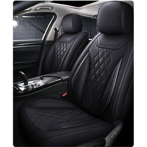 أغطية مقاعد السيارة الجلدية لسيارة Chevy Captiva Sport 2012-2015 مقاومة للماء، قابلة للتنفس وغير قابلة للانزلاق، أغطية مقاعد السيارة الداخلية من جلد نابا، مريحة ومتينة، سهلة التركيب (5 قطع مريحة أسود + أحمر) in Kuwait