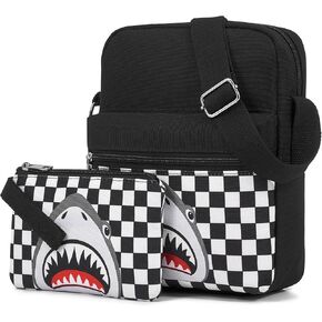 WOOMADA 2pcs Canvas Bag Crossbody Purses Cross Body Bag Messenger Bag CrossBody Purse Set in Kuwait