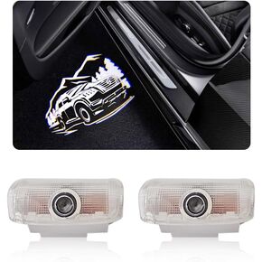 2PCS LED Car Door Logo Lights Compatible with Armada 2017-2022 Courtesy Projector Laser Welcome Light Puddle Lights Ghost Shadow Light Kit Car Accessories in Kuwait