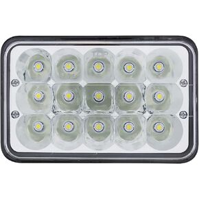 United Pacific 34124 4" x 6" ULTRALIT 15 High Power LED Rectangular Light, Rugged Diecast Aluminum Housing, Easy Connection, IP67 Rating – ONE Unit in Kuwait