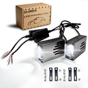 مجموعة مصابيح بروجيكتور شبكية LED عالمية أبيض/أصفر ثنائي اللون 16000LM 160 وات مع مروحة تبريد لشاحنة فورد SUV SVT ATV ​​UTV دراجة نارية 12 فولت/24 فولت in Kuwait