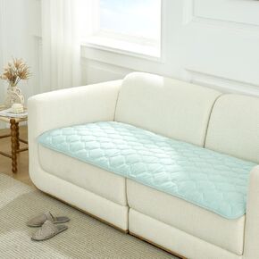 غطاء أريكة تبريد للكلاب قابل للغسل، Q-Max > 0.4 وسادة أريكة صيفية رائعة لحماية مقعد السيارة، بساط مقاوم للتبول السائل للقطط، وسادة للحيوانات الأليفة لجميع المواسم، 27.5 × 59 بوصة، رمادي in Kuwait