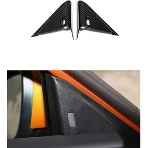 Car Accessories Fit for Nissan Sylphy Sentra 2020-2022 ABS Interior Front A Post Triangle Cover Trim 2PCS Set （Carbon Fiber） in Kuwait