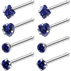 F136 Titanium 20/18G Nose Rings Implant Grade Stud Piercing Jewelry for Women Men in Kuwait