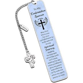 Confirmation Sponsor Gifts for Women Catholic Confirmation Sponsor Gifts for Men 2026 Confirmation Bookmarks Confirmation Gift Ideas Christian Gifts for Godfather Godmother Thank You Gift for Sponsor in Kuwait