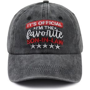 إنها قبعة رسمية أنا الابن المفضل في القانون للرجال، قبعة بيسبول مطرزة بالقطن المرح in Kuwait