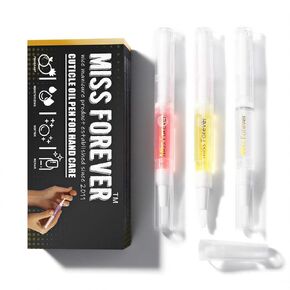 Miss Forever 14+1 pcs Cuticle Oil Pen Bulk, Nail Oil Pen with Brush Pack Light Smell Natural Fragrance, 5ml / Tube Container Organic Plant Scented Soften Remover Care for Dry Cuticles Set in Saudi Arabia