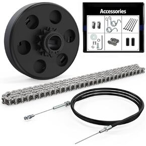 Go Kart Clutch & Throttle Cable Kit for Predator 212cc GX160 GX200 6.5HP, 3/4" Bore 12T Centrifugal Clutch with #35 Chain & 71" Throttle Cable for Go Kart Minibike in Kuwait
