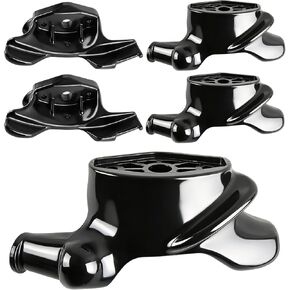 5 عبوات من رأس بطة مبدل الإطارات 4-120129B، رأس بطة لآلة الإطارات متوافق مع Hunter TCX/Corghi/MTS رأس بطة بلاستيكي أسود على شكل جناح لمغير إطارات ورشة العمل، أسود in Kuwait