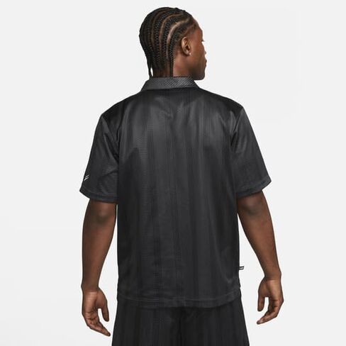 قميص Kevin Durant للرجال من Nike بسحاب كامل وأكمام قصيرة لكرة السلة، لون أسود، مقاس XL in Saudi Arabia
