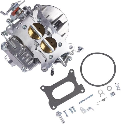 GELUOXI Carburetor 2 برميل مع استبدال الاختناق اليدوي لـ 2300 500 CFM CJ5 CJ7 F100 0-4412S in Saudi Arabia