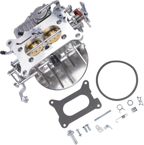 GELUOXI Carburetor 2 برميل مع استبدال الاختناق اليدوي لـ 2300 500 CFM CJ5 CJ7 F100 0-4412S in Saudi Arabia