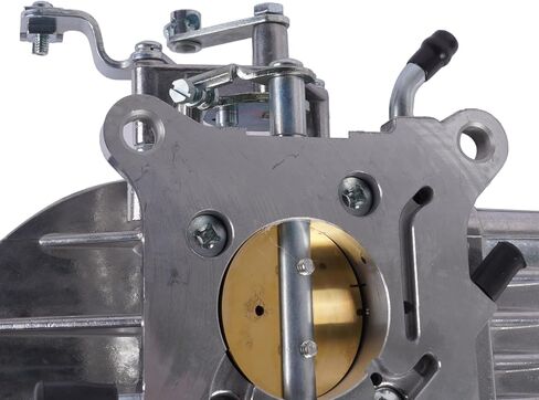GELUOXI Carburetor 2 برميل مع استبدال الاختناق اليدوي لـ 2300 500 CFM CJ5 CJ7 F100 0-4412S in Saudi Arabia