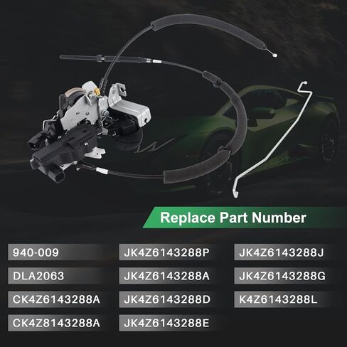 مشغل مزلاج قفل الباب الجانبي العلوي CK4Z6143288A متوافق مع Ford Transit-150 250 350 2018-2023، استبدل CK4Z6143288A in Kuwait