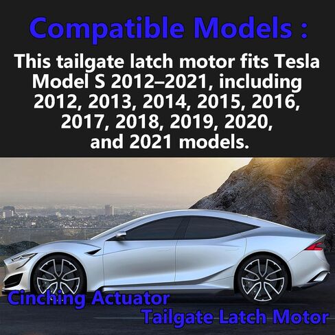 Cinching Actuator Tailgate Latch Motor Fit for Tesla Model S 2012–2021 | Replace 1003549-00-D | Rear Trunk Lock Actuator Assembly in Saudi Arabia