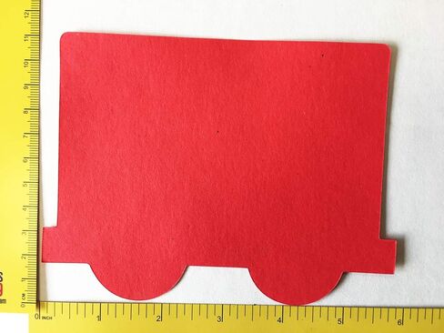 124 Pcs Train Large Assorted Color Creative Cut-Out Set 5.5in Size 4 Designs- Engine Box Car Caboose Crossing Sign, Classroom Bulletin Board Décor Train Theme Craft Activities for Kids USA Made in Saudi Arabia