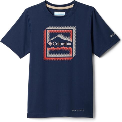 Columbia Boys Tech Trail Utility Short Sleeve Graphic Crew in Saudi Arabia
