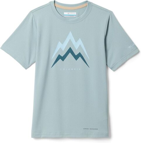 Columbia Boys Tech Trail Utility Short Sleeve Graphic Crew in Saudi Arabia