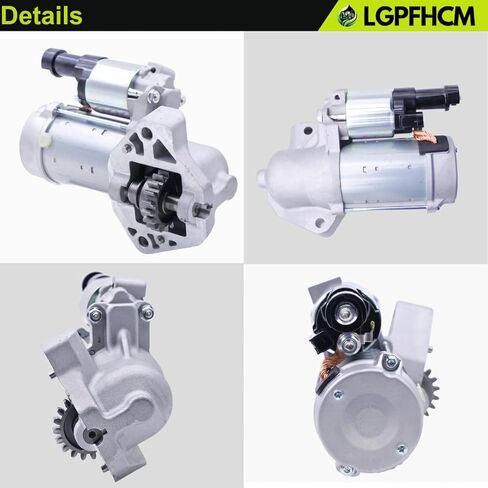 410-52318 12V 1.8KW 19-Tooth Starter Motor Compatible with Acura MDX 2007 2008 2009 V6 3.7L Counterclockwise Replace# 428000-4120 31200-RYE-A01 in Kuwait