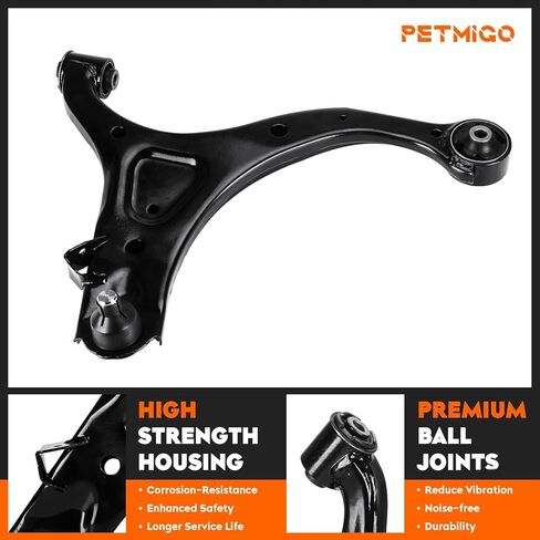 Front Lower Left & Right Control Arms w/Ball Joints Replacement Suspension Kit fit for Hyundai Santa Fe 2010 2011 2012, Fit for Kia Sorento 2011 2012 2013, Driver & Passenger Side (2PCS) in Saudi Arabia