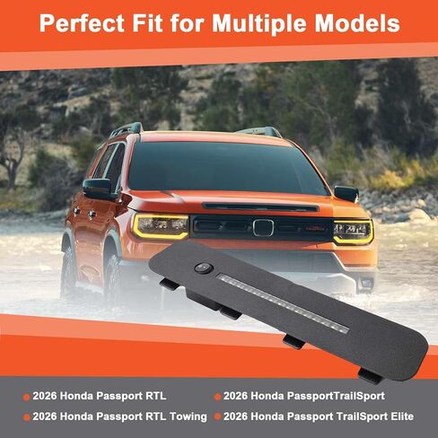 08V30-3BM-100 Polaris Rear Tailgate Cargo Utility Light Fit For Honda Passport 2026 RTL/RTL Towing/TrailSport/TrailSport Elite，Bright LED Utility Lamp, Replace# 401-0101PREO-PSS-030 in Kuwait