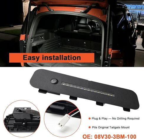 08V30-3BM-100 Polaris Rear Tailgate Cargo Utility Light Fit For Honda Passport 2026 RTL/RTL Towing/TrailSport/TrailSport Elite，Bright LED Utility Lamp, Replace# 401-0101PREO-PSS-030 in Kuwait