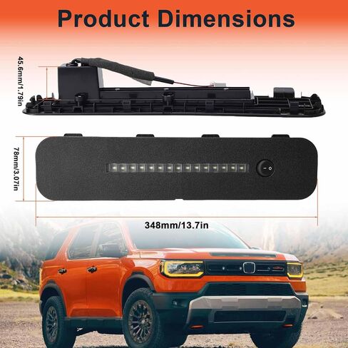 08V30-3BM-100 Polaris Rear Tailgate Cargo Utility Light Fit For Honda Passport 2026 RTL/RTL Towing/TrailSport/TrailSport Elite，Bright LED Utility Lamp, Replace# 401-0101PREO-PSS-030 in Kuwait